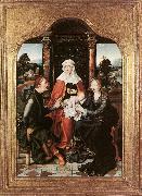 CLEVE, Joos van St Anne with the Virgin and Child and St Joachim gh